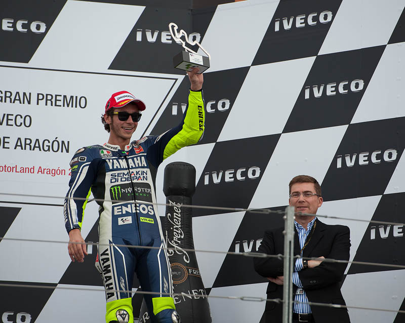 Anche Iveco sul podio nel Moto GP in Spagna