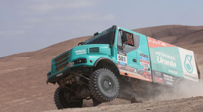 Dakar 2014, De Rooy su Iveco ancora in testa alla classifica